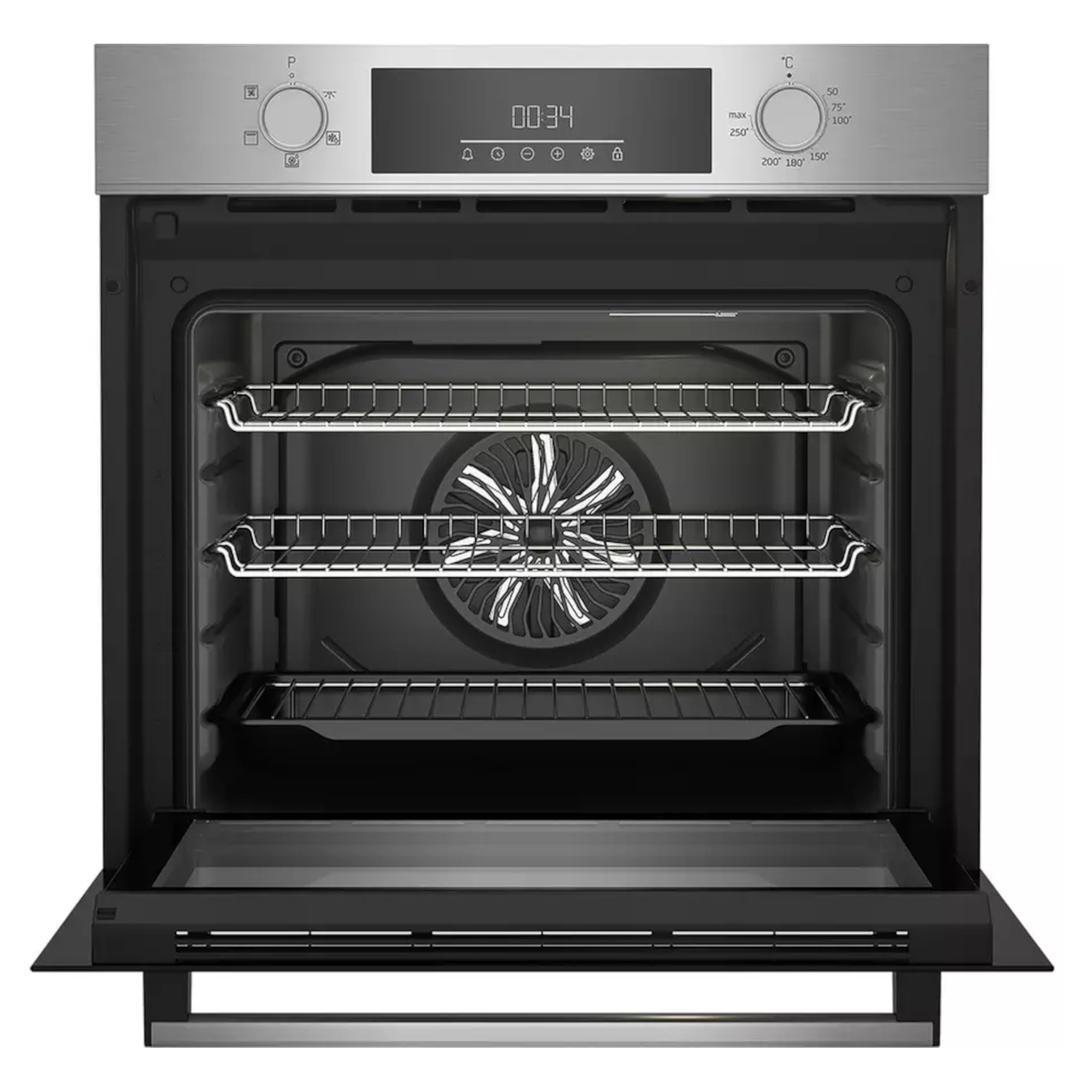 Beko BBAIF22300X 66L Electric Builtin Single Oven Stainless Steel