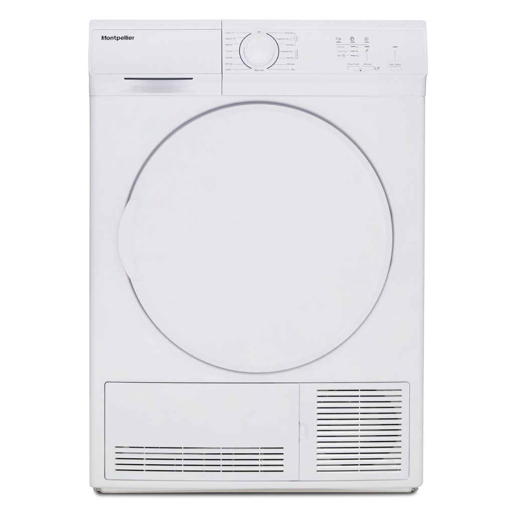 Montpellier MCD7W | 7kg Freestanding Condenser Tumble Dryer - White