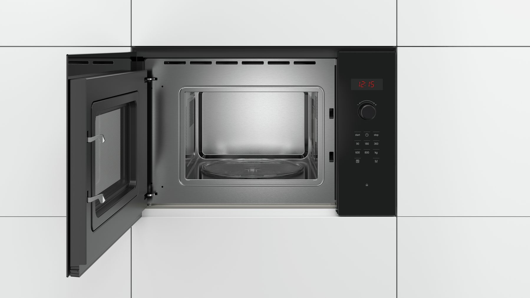 Bosch BFL523MB0B Built In Microwave Series 4 In Black