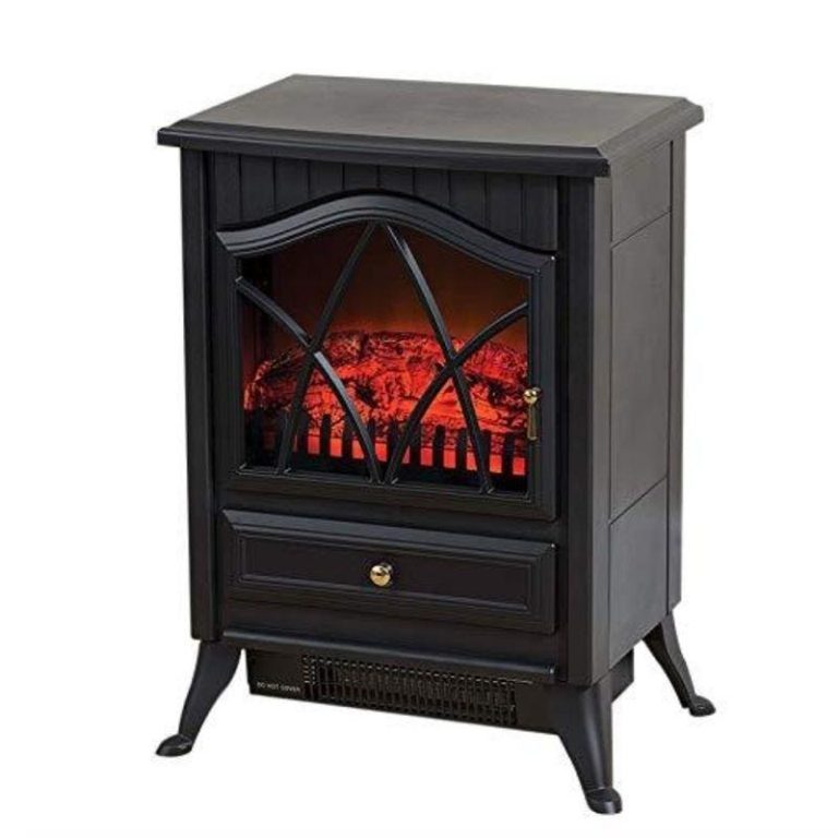 Daewoo HEA1200 | Black Log Effect Electric Fire - 2000w