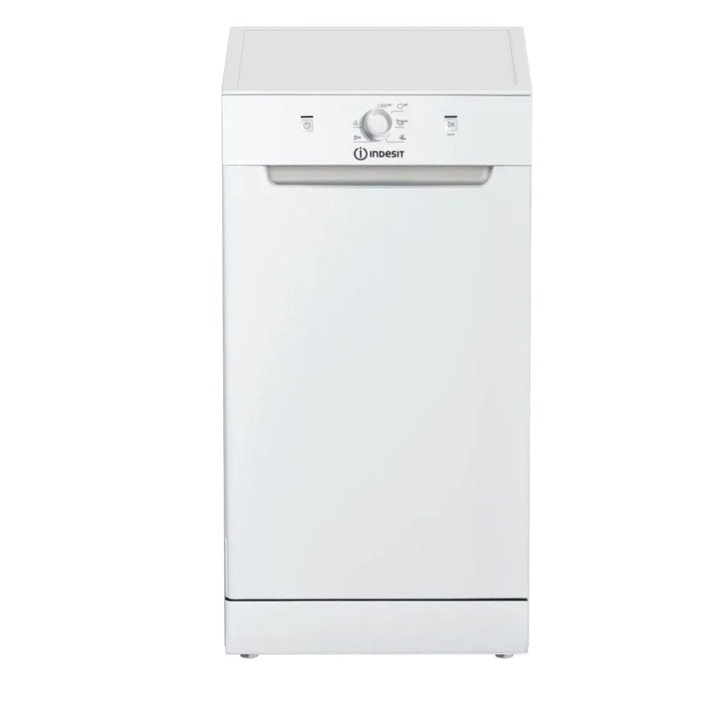 Indesit DF9E1B10 45cm Freestanding Slimline Dishwasher