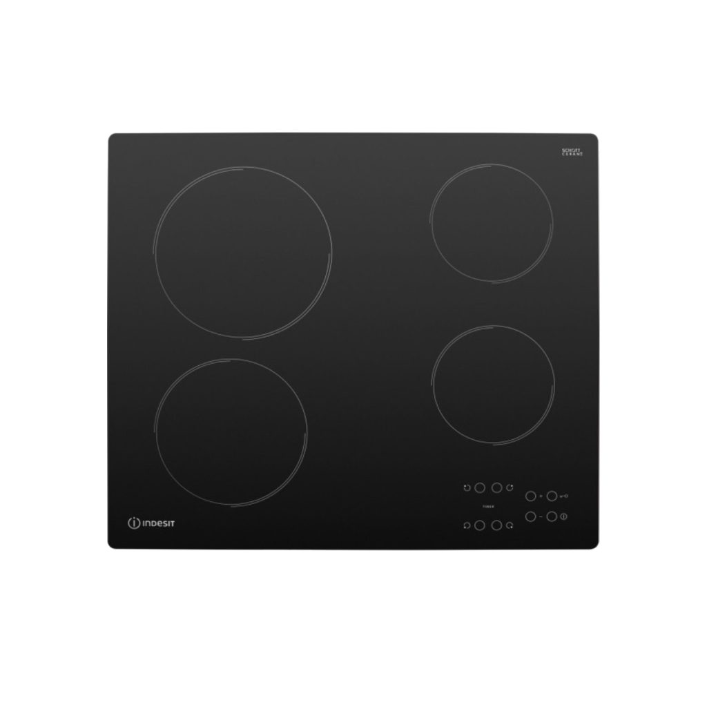 Indesit RI161C 58cm Electric Ceramic Hob - Black