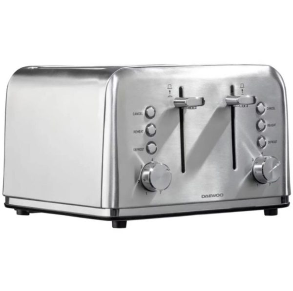 Daewoo SDA2082GE 1750W 4 Slice Toaster