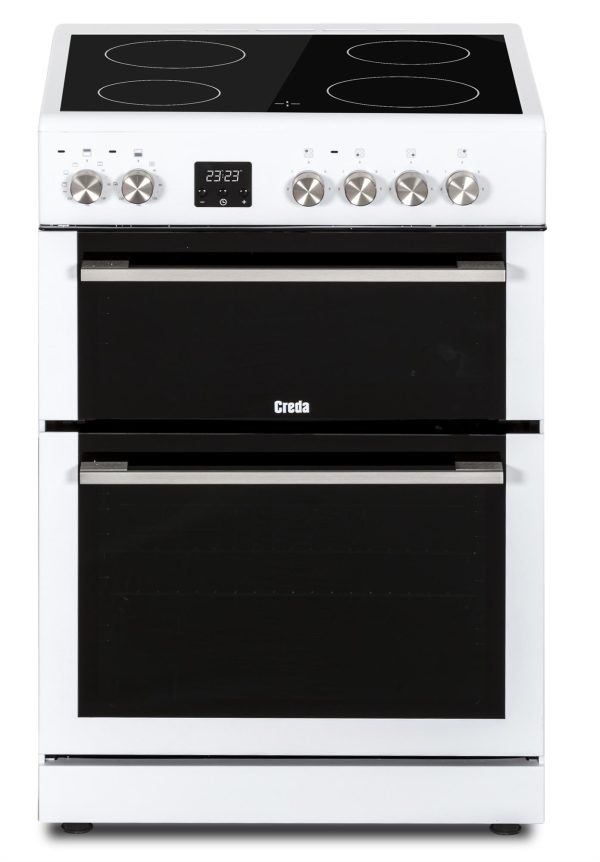 Creda C60CDOW 60cm Ceramic Cooker - White